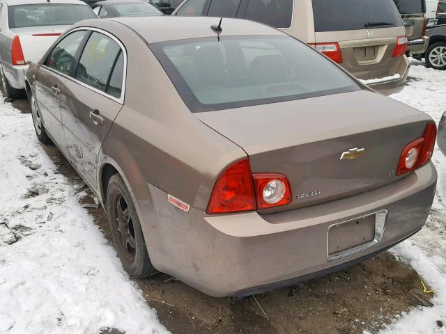 1G1ZG57B38F212996 - 2008 CHEVROLET MALIBU LS TAN photo 3