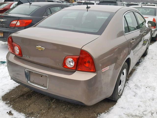 1G1ZG57B38F212996 - 2008 CHEVROLET MALIBU LS TAN photo 4