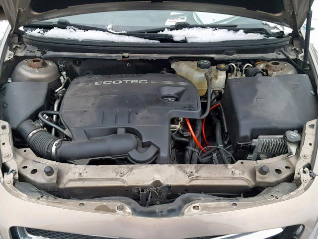 1G1ZG57B38F212996 - 2008 CHEVROLET MALIBU LS TAN photo 7