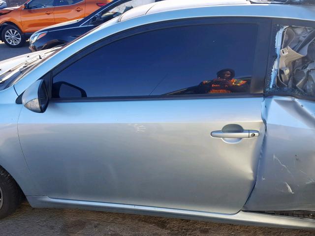 JTKDE167460123718 - 2006 TOYOTA SCION TC BLUE photo 10
