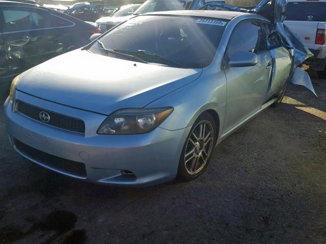 JTKDE167460123718 - 2006 TOYOTA SCION TC BLUE photo 2