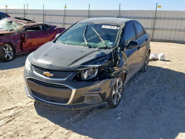 1G1JF5SB6H4102639 - 2017 CHEVROLET SONIC PREM BLACK photo 2