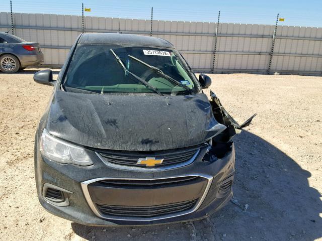 1G1JF5SB6H4102639 - 2017 CHEVROLET SONIC PREM BLACK photo 9