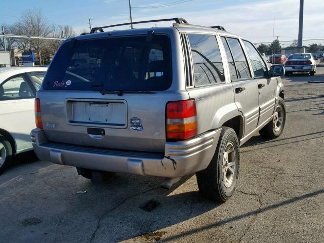 1J4GZ78Y3VC746398 - 1997 JEEP GRAND CHER GRAY photo 4