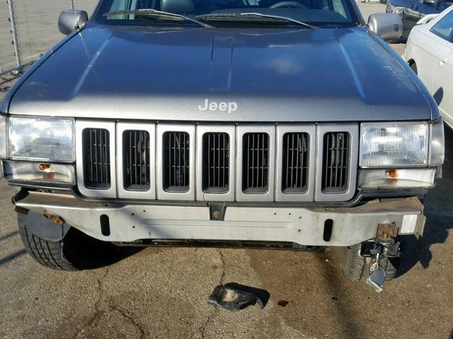 1J4GZ78Y3VC746398 - 1997 JEEP GRAND CHER GRAY photo 9