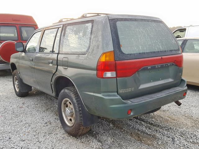 JA4LS21G6VP022415 - 1997 MITSUBISHI MONTERO SP GREEN photo 3