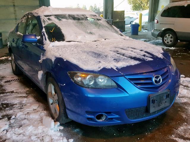 JM1BK323941153942 - 2004 MAZDA 3 S BLUE photo 1