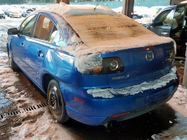 JM1BK323941153942 - 2004 MAZDA 3 S BLUE photo 3