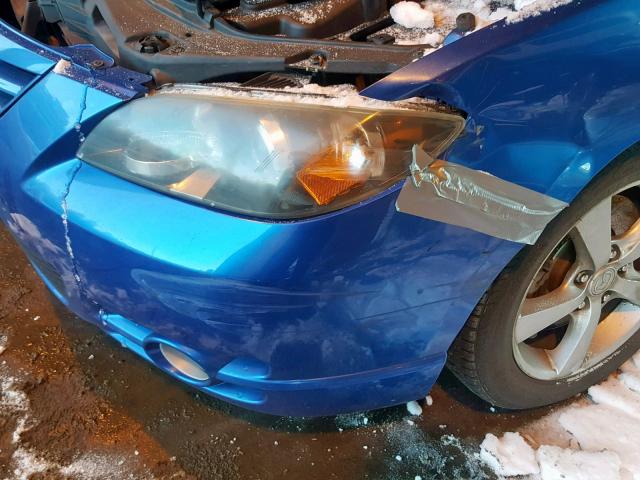 JM1BK323941153942 - 2004 MAZDA 3 S BLUE photo 9