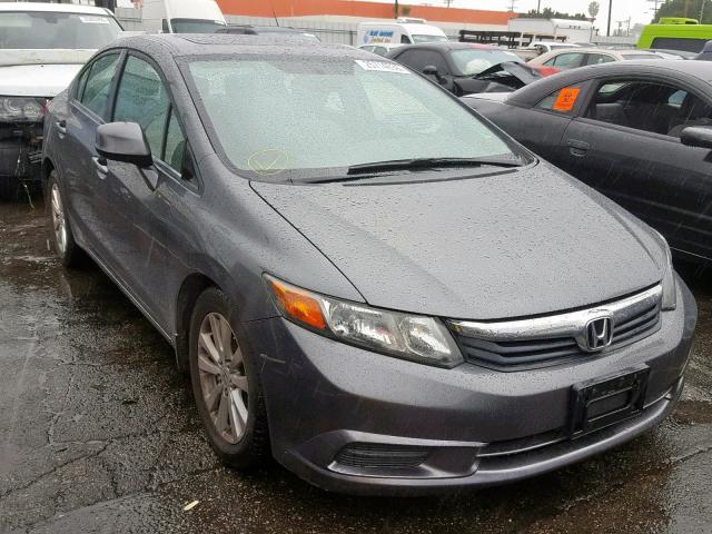 19XFB2F92CE358900 - 2012 HONDA CIVIC EXL GRAY photo 1