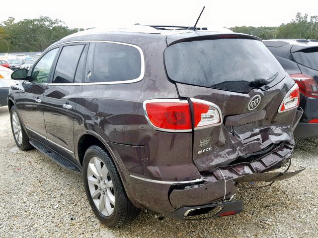 5GAKRCKDXFJ366388 - 2015 BUICK ENCLAVE BROWN photo 3