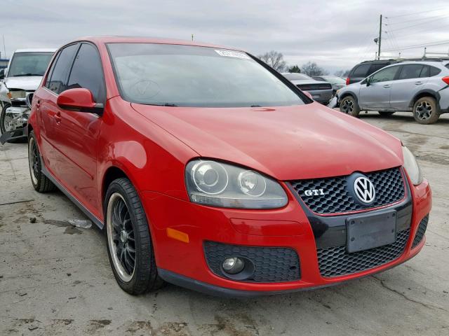 WVWHV71K17W113329 - 2007 VOLKSWAGEN NEW GTI RED photo 1