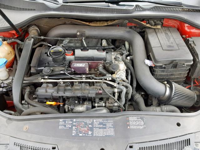 WVWHV71K17W113329 - 2007 VOLKSWAGEN NEW GTI RED photo 7