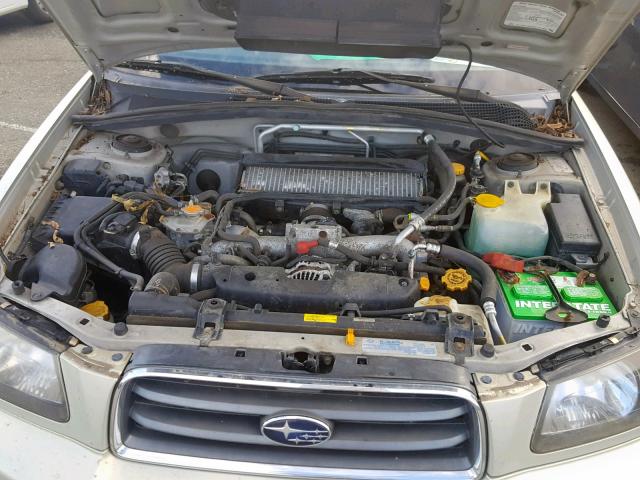JF1SG69605H745179 - 2005 SUBARU FORESTER 2 GOLD photo 7