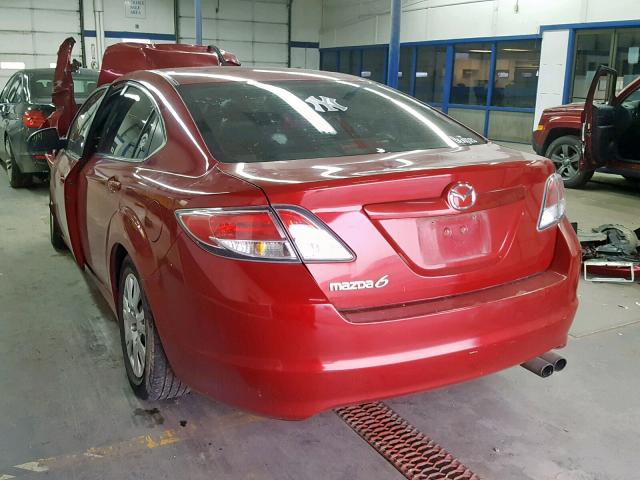 1YVHZ8BH8A5M20663 - 2010 MAZDA 6 I RED photo 3