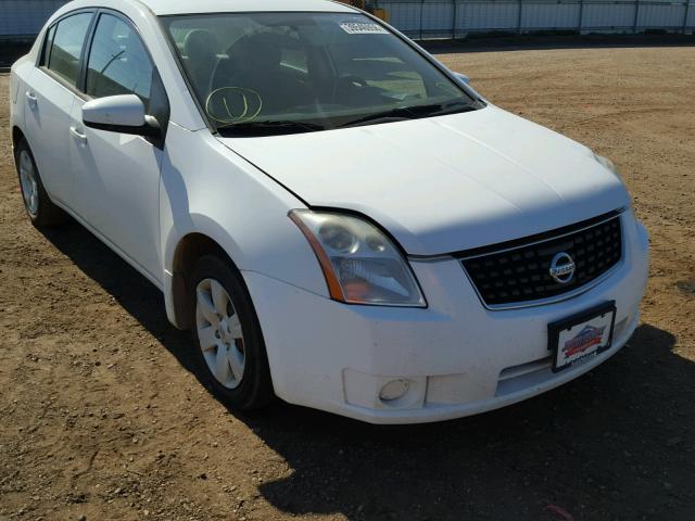 3N1AB61E68L685229 - 2008 NISSAN SENTRA 2.0 WHITE photo 1