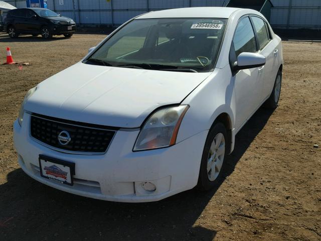 3N1AB61E68L685229 - 2008 NISSAN SENTRA 2.0 WHITE photo 2