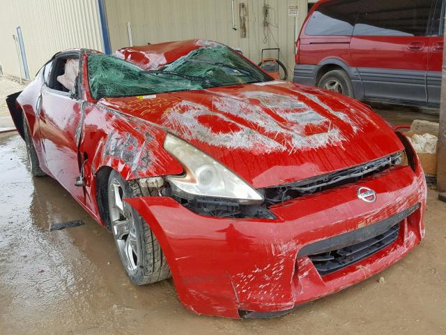 JN1AZ4EH8AM504955 - 2010 NISSAN 370Z RED photo 1