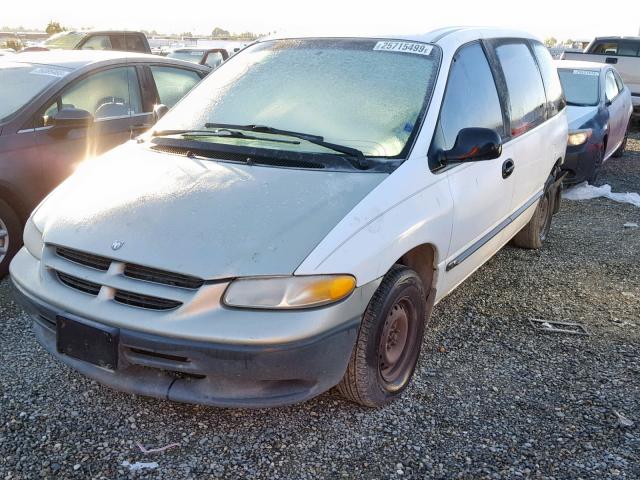 2B4GP25G7YR586030 - 2000 DODGE CARAVAN WHITE photo 2