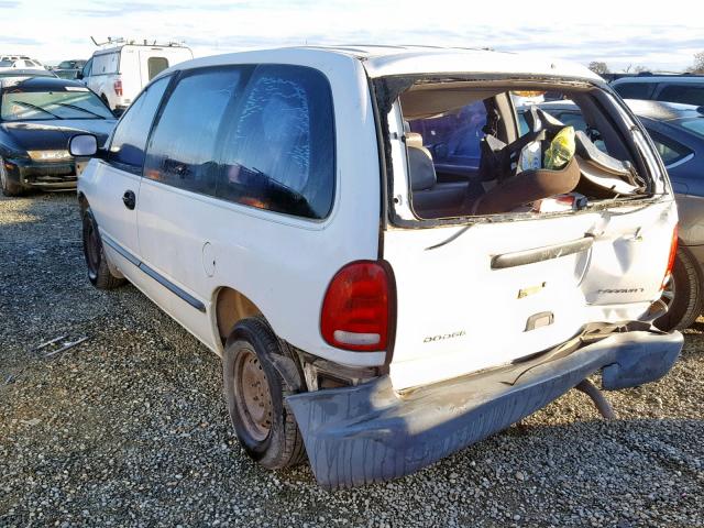 2B4GP25G7YR586030 - 2000 DODGE CARAVAN WHITE photo 3