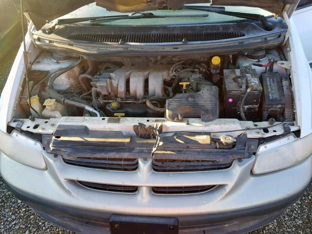 2B4GP25G7YR586030 - 2000 DODGE CARAVAN WHITE photo 7