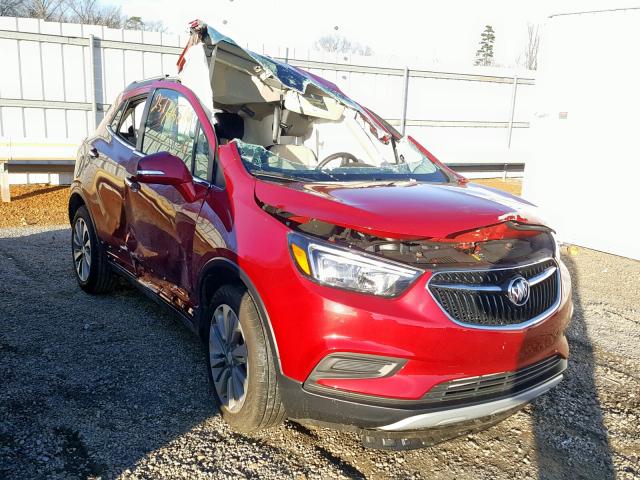 KL4CJASB9JB699952 - 2018 BUICK ENCORE PRE RED photo 1