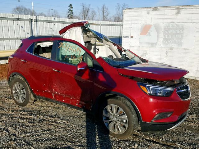 KL4CJASB9JB699952 - 2018 BUICK ENCORE PRE RED photo 9