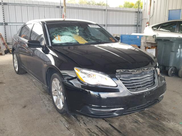 1C3BC1FB7BN612107 - 2011 CHRYSLER 200 TOURIN BLACK photo 1