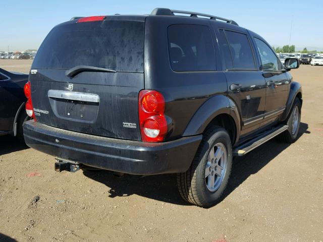 1D4HB58296F165022 - 2006 DODGE DURANGO LI BLACK photo 4