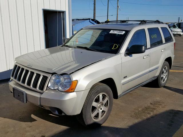 1J8GR48K79C551676 - 2009 JEEP GRAND CHER BEIGE photo 2