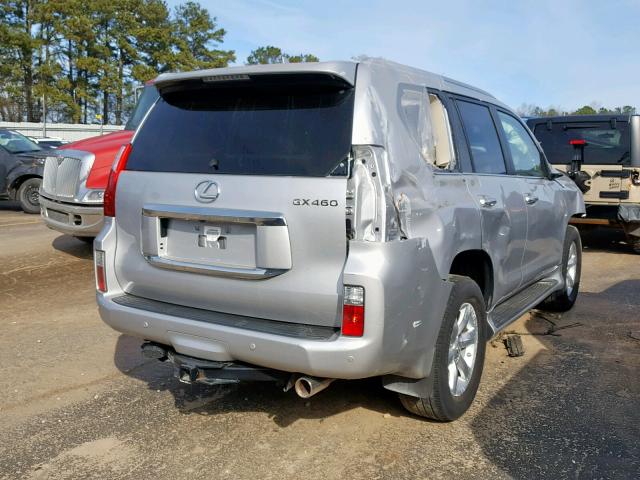 JTJBM7FX0B5024070 - 2011 LEXUS GX BASE SILVER photo 4