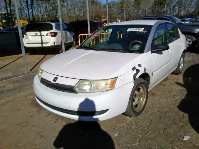 1G8AJ52F23Z146622 - 2003 SATURN ION LEVEL WHITE photo 2