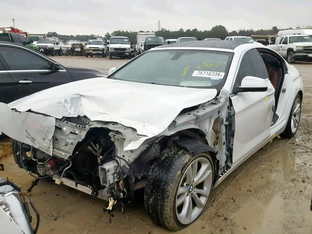 WBA6A0C56DDZ03571 - 2013 BMW 640 I WHITE photo 2