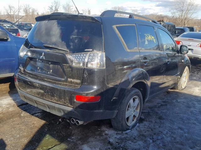 JA4MT31XX7U010604 - 2007 MITSUBISHI OUTLANDER BLACK photo 6