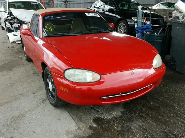 JM1NB3534X0110547 - 1999 MAZDA MX-5 MIATA RED photo 1