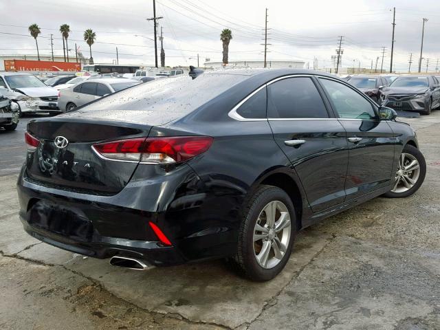 5NPE34AF7JH643652 - 2018 HYUNDAI SONATA SPO BLACK photo 4