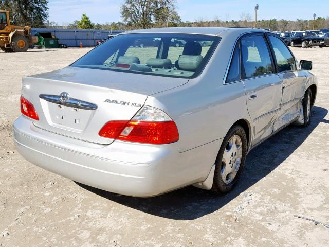 4T1BF28BX3U336059 - 2003 TOYOTA AVALON XL SILVER photo 4