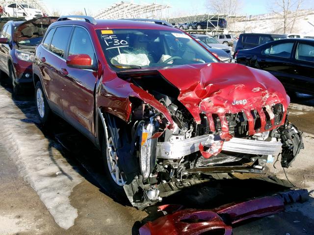 1C4PJMCS6GW215809 - 2016 JEEP CHEROKEE L BURGUNDY photo 1