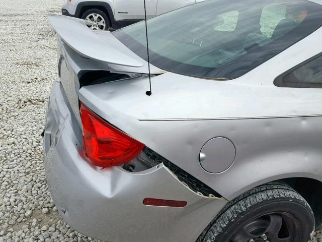 1G2AL15F077361099 - 2007 PONTIAC G5 SILVER photo 9