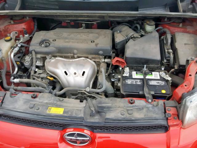 JTLZE4FE7DJ036615 - 2013 TOYOTA SCION XB Қызыл фото 7