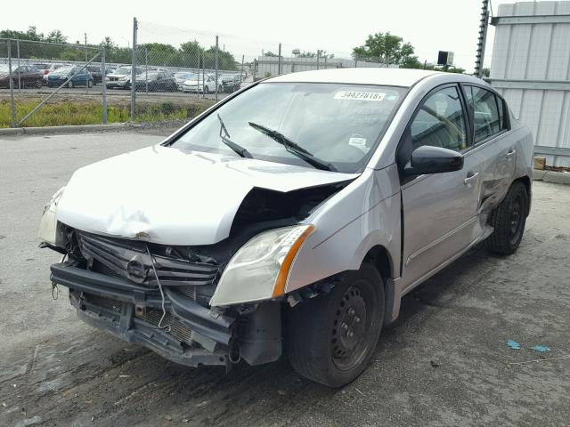 3N1AB6AP2BL674270 - 2011 NISSAN SENTRA 2.0 SILVER photo 2