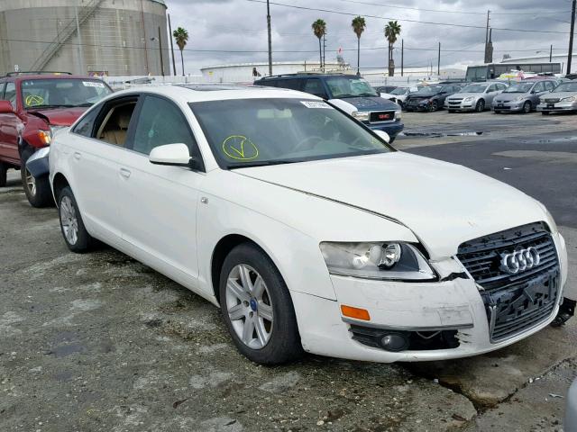 WAUAH74F56N144513 - 2006 AUDI A6 3.2 WHITE photo 1