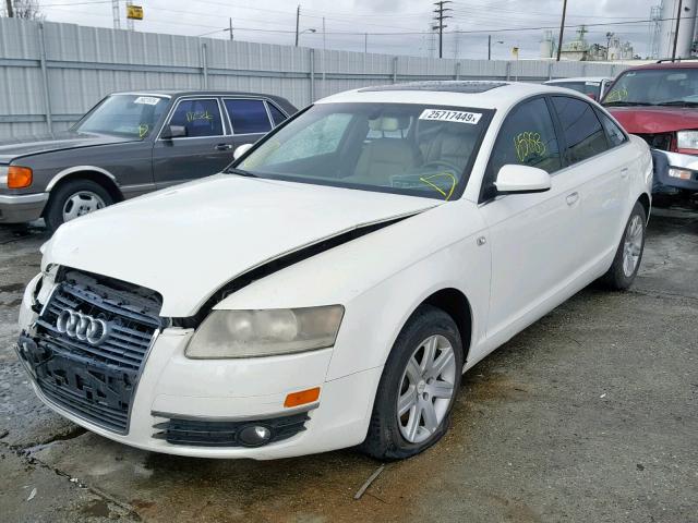 WAUAH74F56N144513 - 2006 AUDI A6 3.2 WHITE photo 2