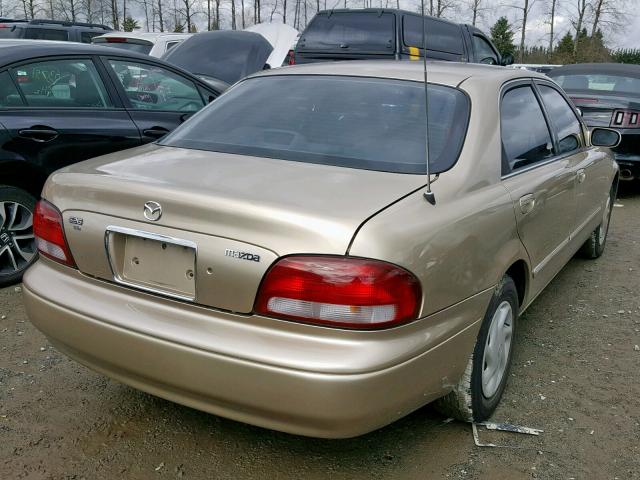 1YVGF22CXX5839225 - 1999 MAZDA 626 ES BEIGE photo 4