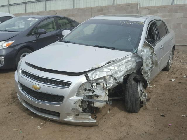 1G1ZD5EU4CF179092 - 2012 CHEVROLET MALIBU 2LT SILVER photo 2