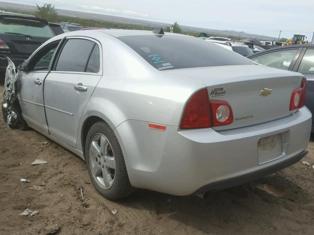 1G1ZD5EU4CF179092 - 2012 CHEVROLET MALIBU 2LT SILVER photo 3