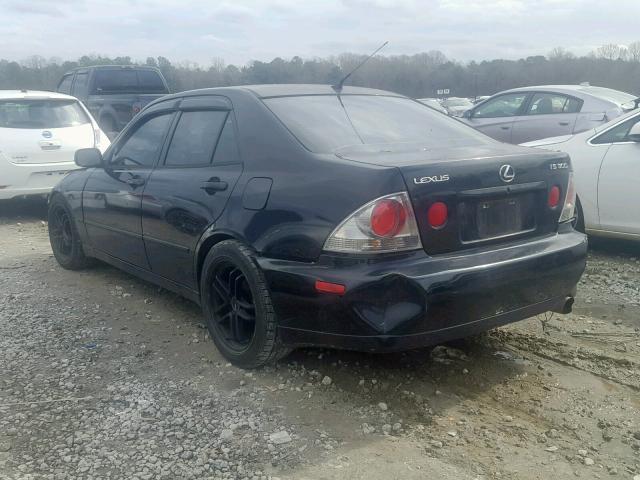 JTHBD182610008337 - 2001 LEXUS IS 300 BLACK photo 3