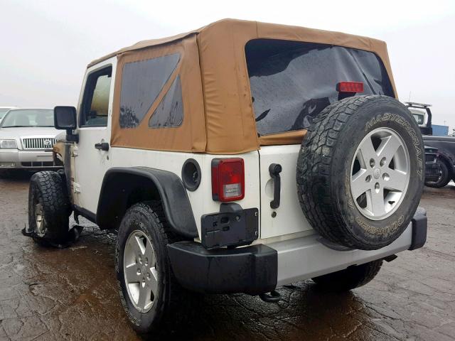 1J4AA2D11AL224226 - 2010 JEEP WRANGLER S WHITE photo 3