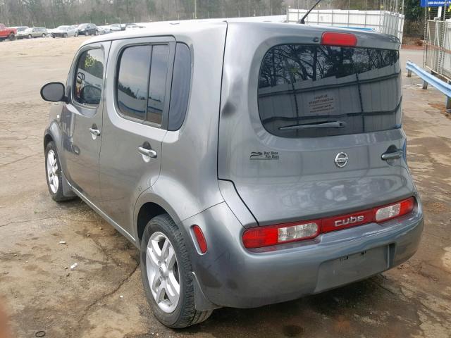 JN8AZ2KR7AT151035 - 2010 NISSAN CUBE BASE GRAY photo 3