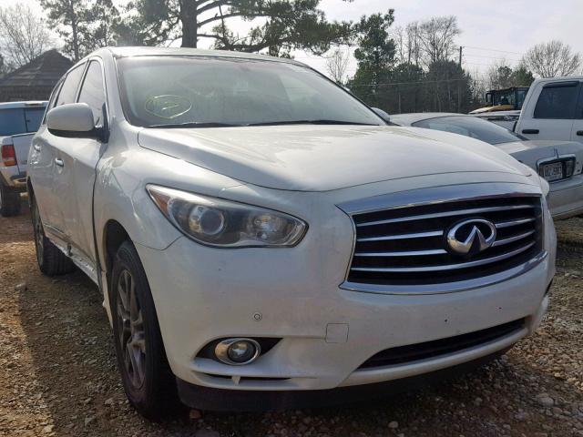 5N1AL0MN3DC344780 - 2013 INFINITI JX35 WHITE photo 1